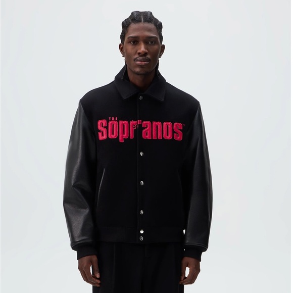 NWT Kith for The Sopranos Varsity Jacket Sz L - Picture 2 of 7